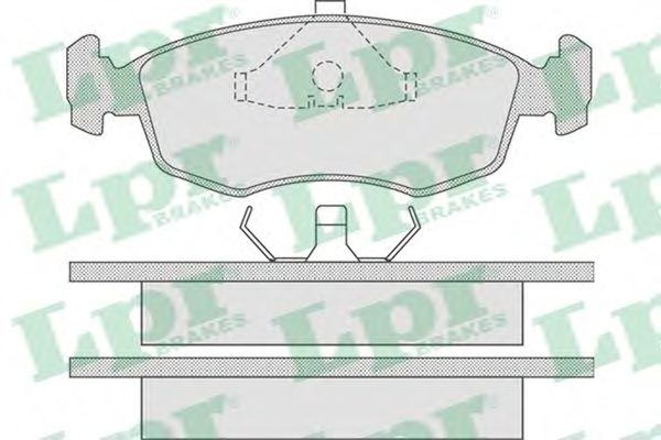 Тормозные колодки LPR 05P678