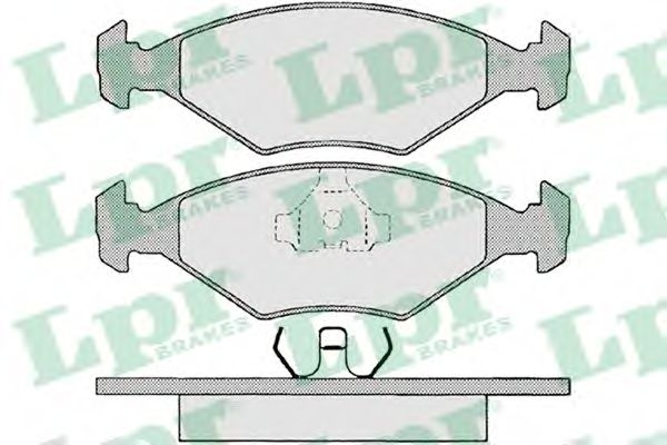 Тормозные колодки LPR 05P679