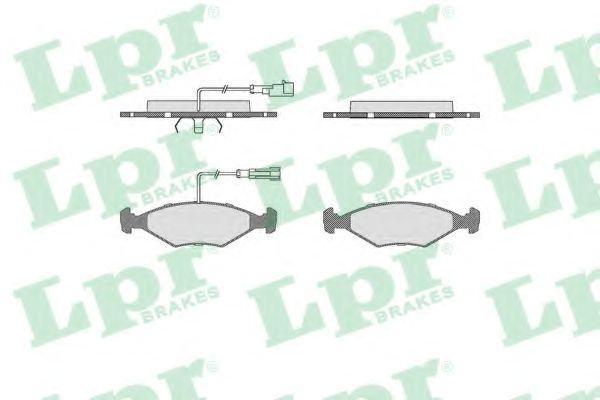 Тормозные колодки LPR 05P680