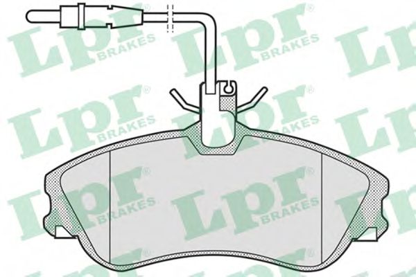 Тормозные колодки LPR 05P683