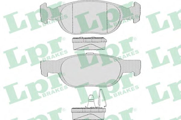 Тормозные колодки LPR 05P687