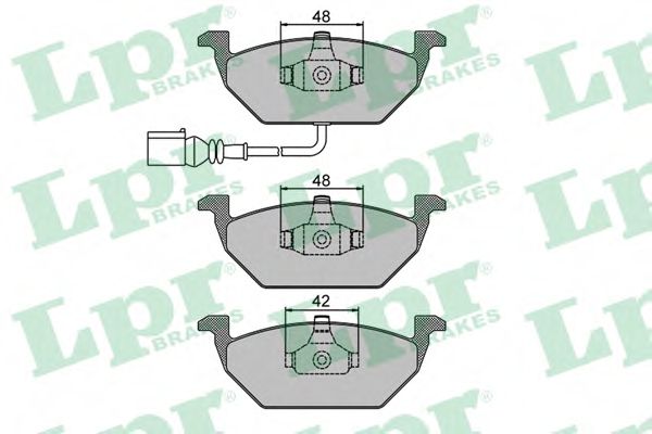 Тормозные колодки LPR 05P692