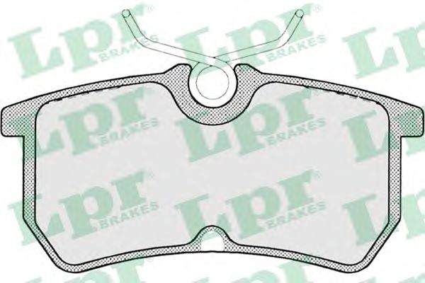 Тормозные колодки LPR 05P697