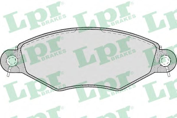 Тормозные колодки LPR 05P708