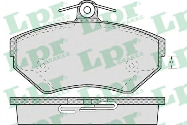 Тормозные колодки LPR 05P719