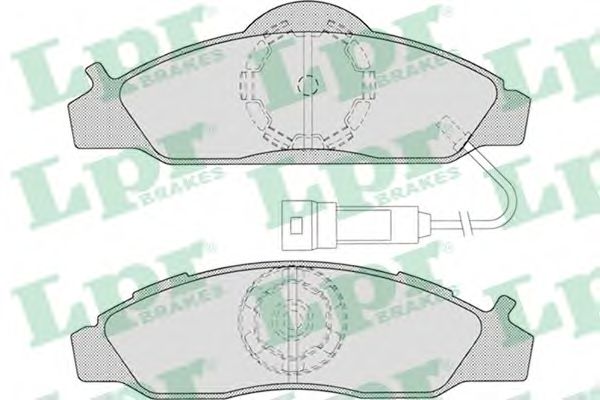 Тормозные колодки LPR 05P721