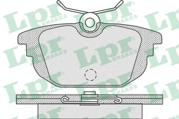 Тормозные колодки LPR 05P736