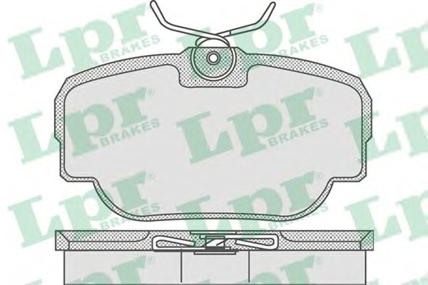 Тормозные колодки LPR 05P739