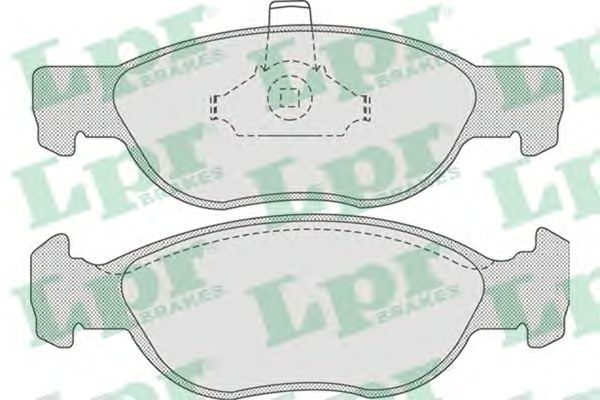 Тормозные колодки LPR 05P740