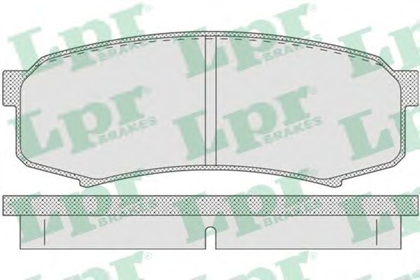 Тормозные колодки LPR 05P749