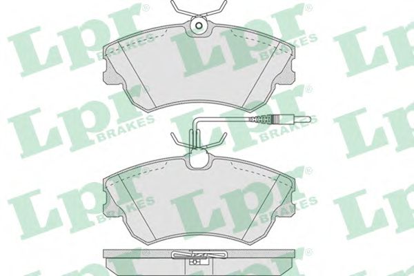 Тормозные колодки LPR 05P750