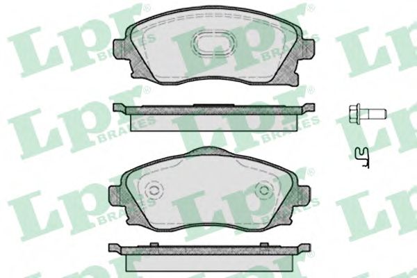 Тормозные колодки LPR 05P758