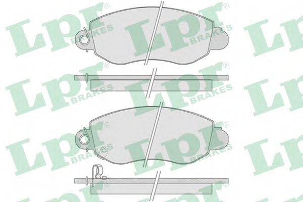 Тормозные колодки LPR 05P775