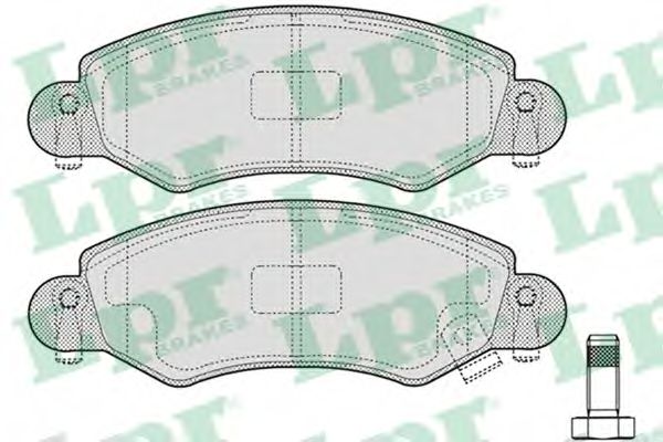 Тормозные колодки LPR 05P777