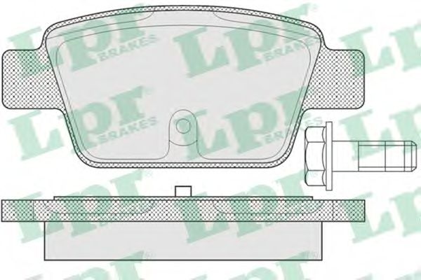 Тормозные колодки LPR 05P780