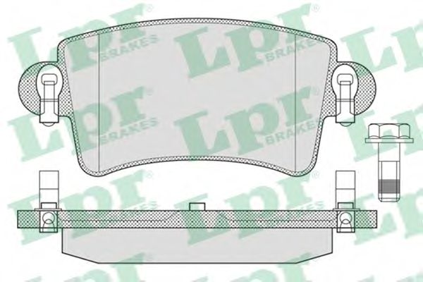 Тормозные колодки LPR 05P791
