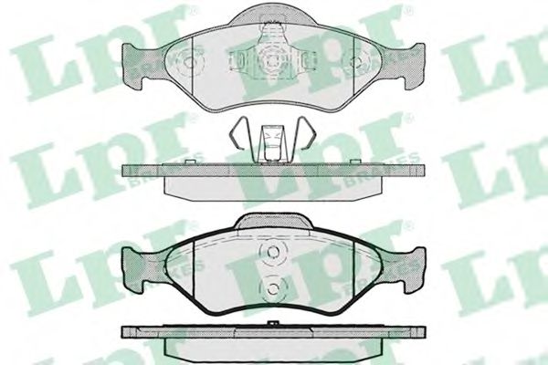 Тормозные колодки LPR 05P795