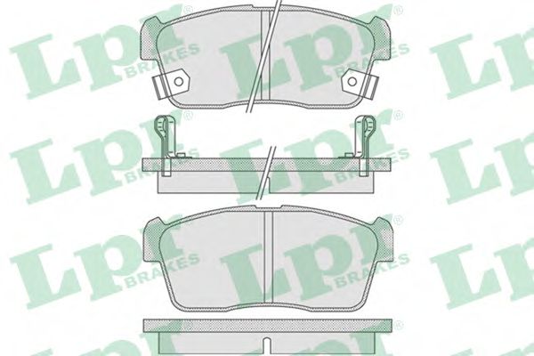 Тормозные колодки LPR 05P796