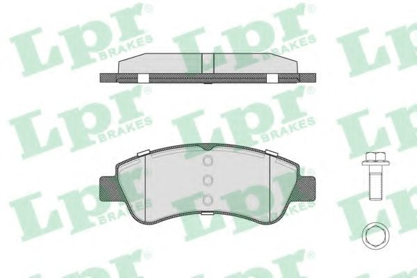Тормозные колодки LPR 05P802