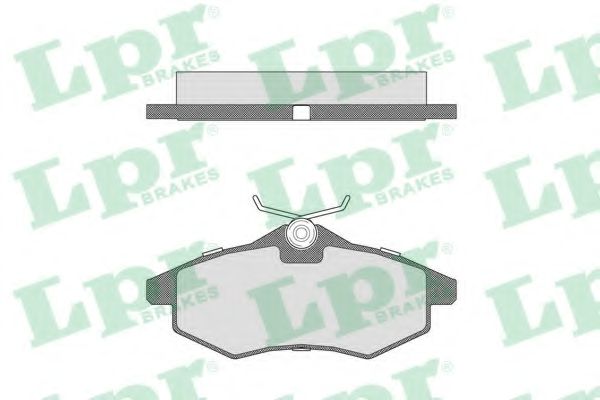 Тормозные колодки LPR 05P805