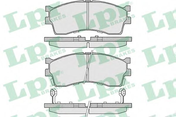 Тормозные колодки LPR 05P809
