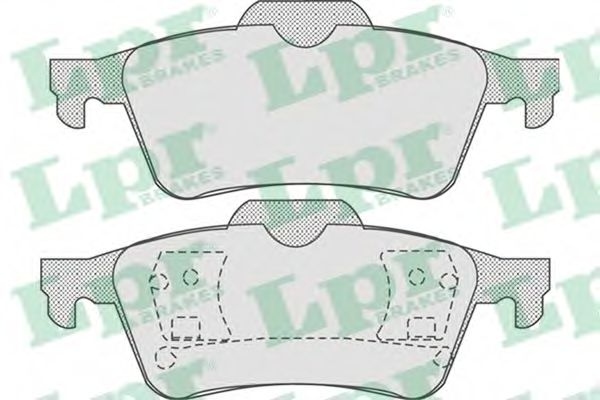 Тормозные колодки LPR 05P815