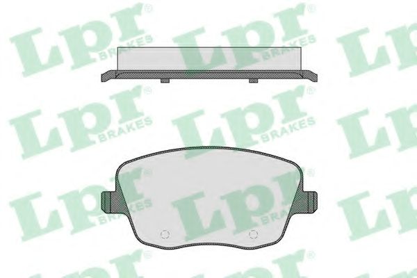 Тормозные колодки LPR 05P817