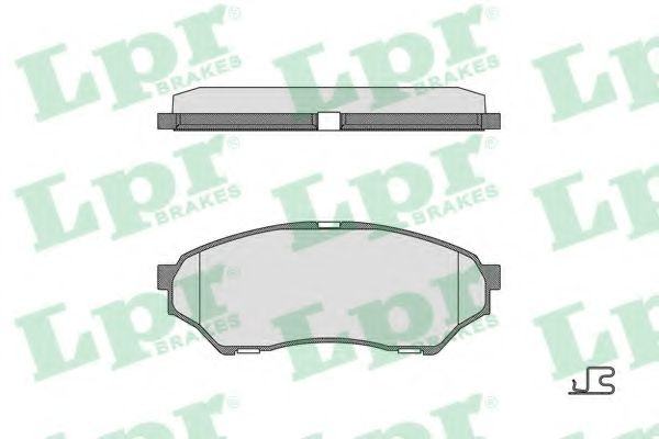 Тормозные колодки LPR 05P819