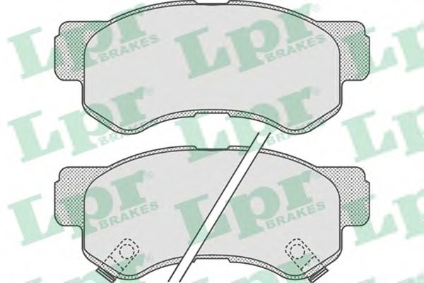 Тормозные колодки LPR 05P847