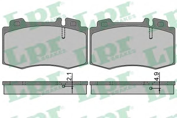 Тормозные колодки LPR 05P849