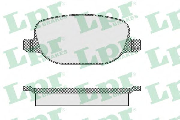 Тормозные колодки LPR 05P855