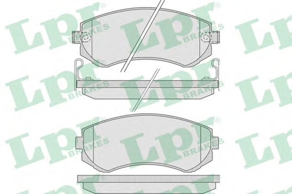 Тормозные колодки LPR 05P856