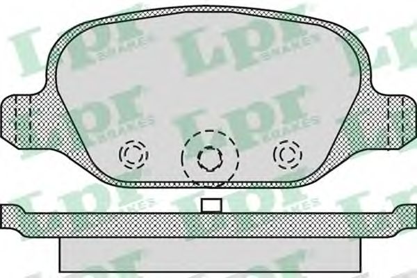 Тормозные колодки LPR 05P872