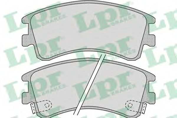 Тормозные колодки LPR 05P878