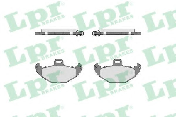 Тормозные колодки LPR 05P883