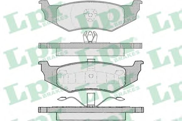 Тормозные колодки LPR 05P894