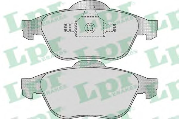 Тормозные колодки LPR 05P898