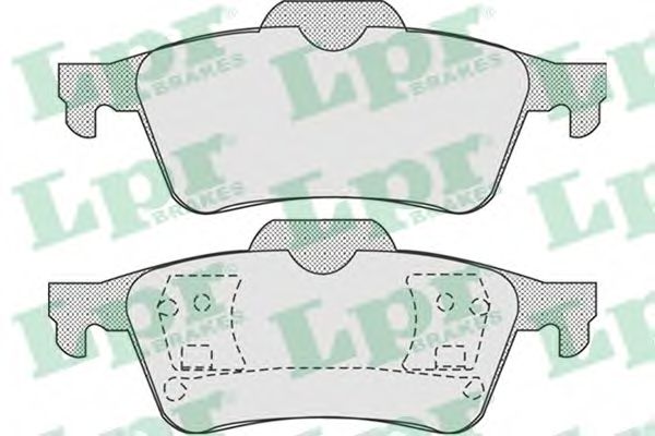 Тормозные колодки LPR 05P907