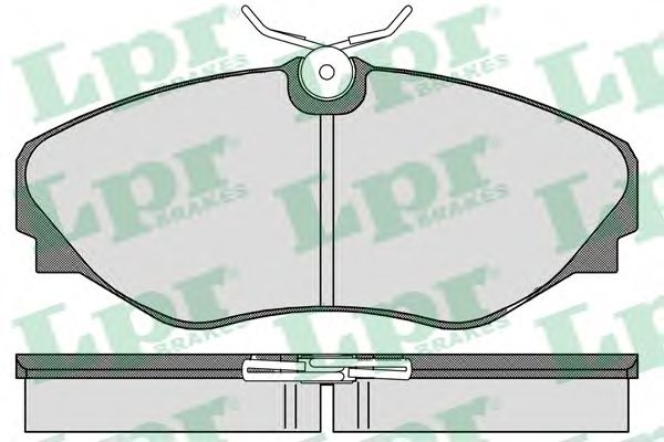 Тормозные колодки LPR 05P908