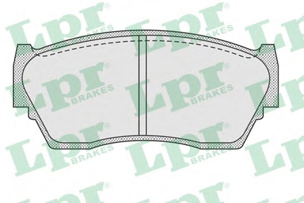 Тормозные колодки LPR 05P934