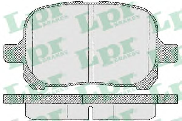Тормозные колодки LPR 05P953