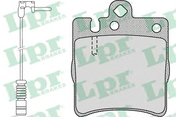 Тормозные колодки LPR 05P957A