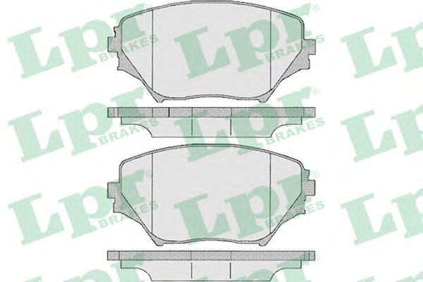Тормозные колодки LPR 05P958