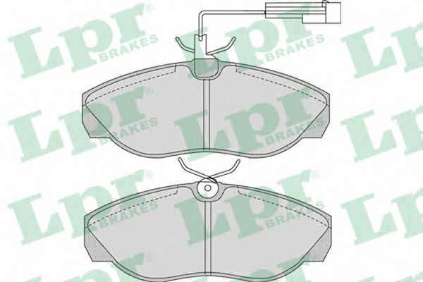 Тормозные колодки LPR 05P965