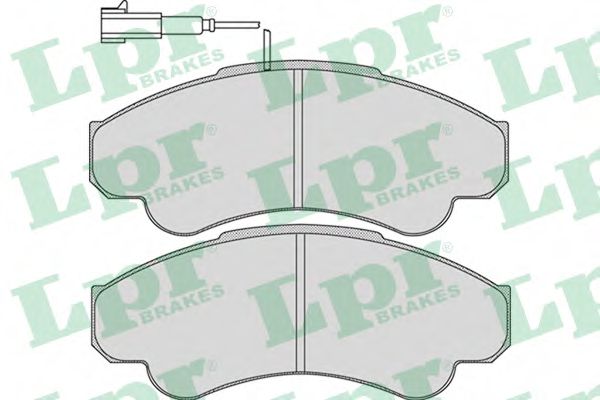 Тормозные колодки LPR 05P967