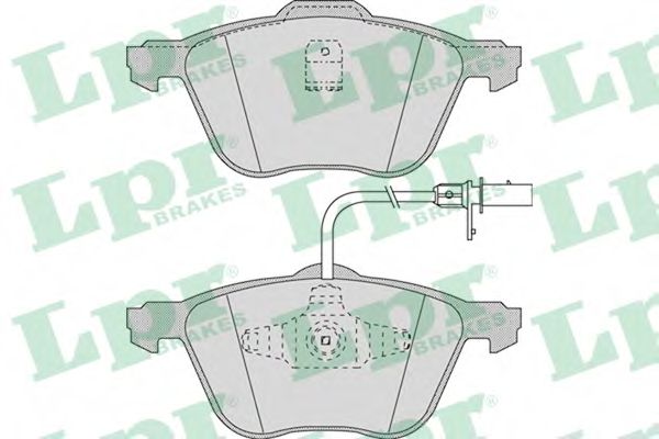 Тормозные колодки LPR 05P971