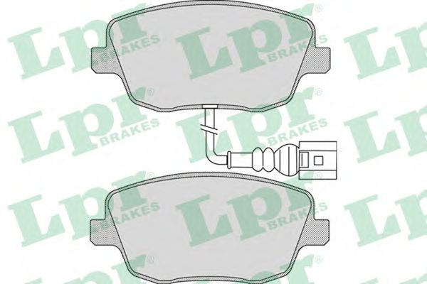 Тормозные колодки LPR 05P973