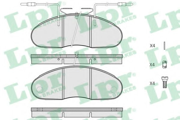 Тормозные колодки LPR 05P976