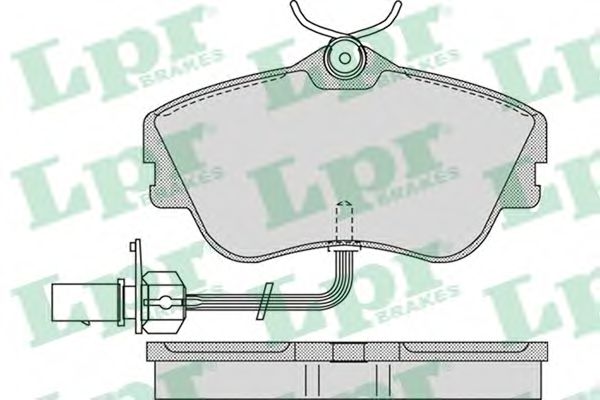 Тормозные колодки LPR 05P977