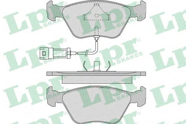 Тормозные колодки LPR 05P978
